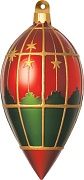 М-17488 Вырубная фигурка. Елочная игрушка (двухсторонняя, ВД-лак)