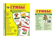 *Комплект. Дем. картинки СУПЕР Грибы съедобные и несъедобные (2 формата: 173х220 и 63х87) 